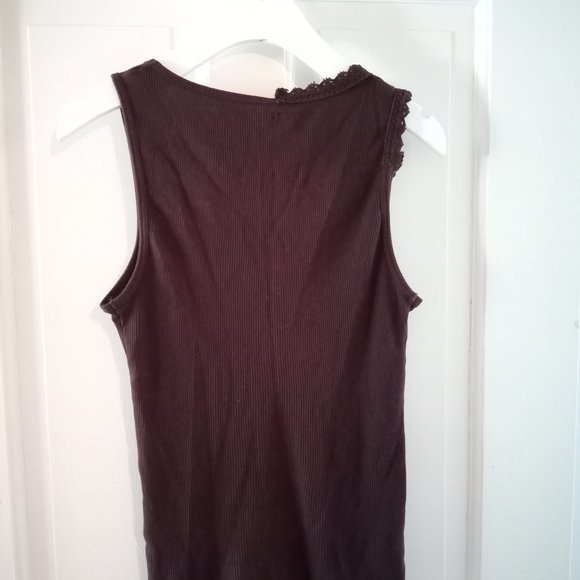 BUNDLE of J. crew colorblock shirt and free people ribbed tank - Picture 4 of 9